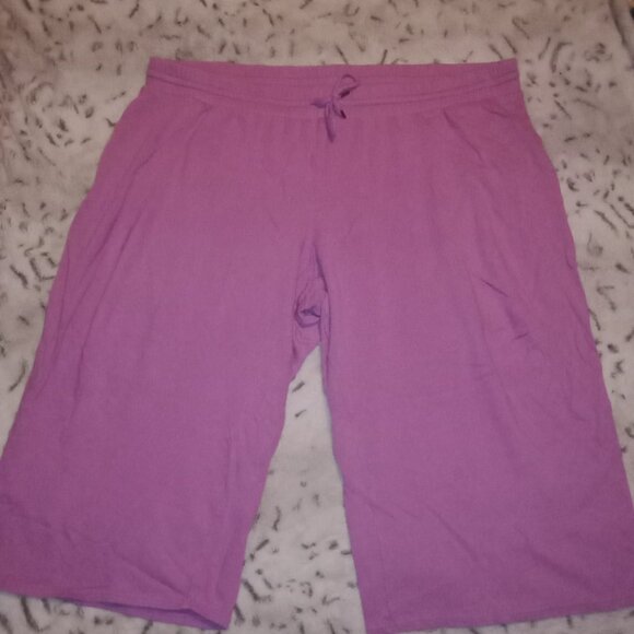 Lot of 2 Terra & Sky Loose Fit Cropped Capri Sweatpants Plus Size 3X (24W/26W) - Picture 2 of 15